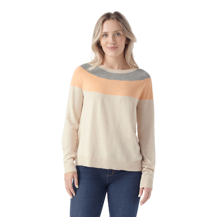 Women's Edgewood Colorblock Crew Sweater - Smartwool CA