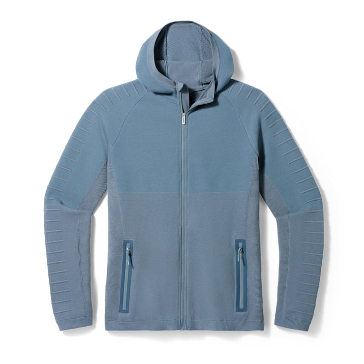 Mens merino wool full zip hoodie on sale
