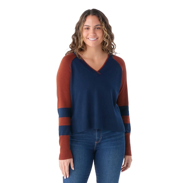 Women s Edgewood V Neck Sweater Smartwool CA