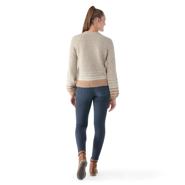 (取寄) スマートウール レディース コージー ロッジ オンブレ セーター Smartwool women Cozy Lodge Ombre Sweater Oat Heather Women's Cozy Lodge Ombre Sweater - Smartwool US