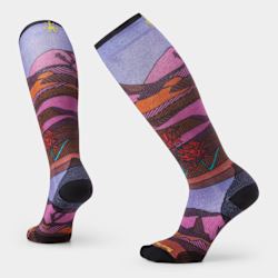 Women's Ski Floral Field Print Over The Calf Socks - Smartwool US