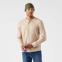 Men's Waffle Long Sleeve Henley