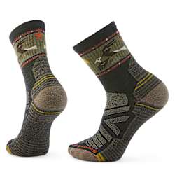 (取寄) スマートウール メンズ ハイク ライト クッション ソアリング プリント ミッド クルー ソックス Smartwool men Hike Light Cushion Soaring Print Mid Crew Socks Charcoal Hike Soaring Mid Crew Socks - Smartwool US