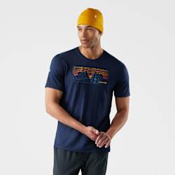 Men's Mountain Sunrise Active Short Sleeve Graphic Tee
