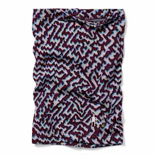 Kids' Thermal Merino Neck Gaiter - Purple Iris Retro Line