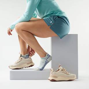 Women's Hike Low Ankle Socks - Frosty Green