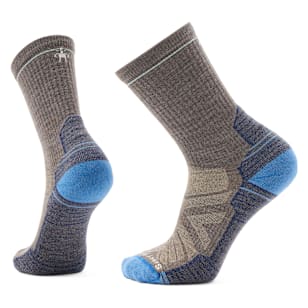 Hike Crew Socks - Taupe-Laguna Blue