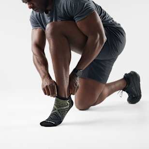 Run Low Ankle Socks - Black