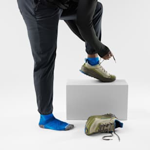 Run Ankle Socks - Laguna Blue-Deep Navy