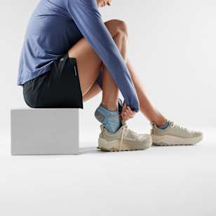 Women's Run Low Ankle Socks - Serene Blue