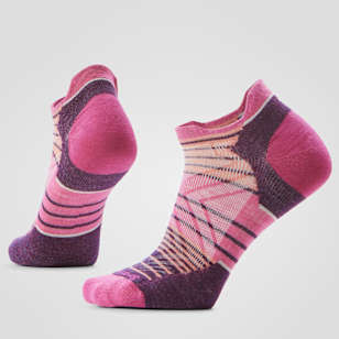 Women's Run Stripe Low Ankle Socks - Garden Pink