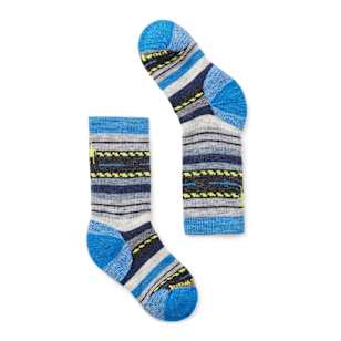 Kids' Hike Margarita Crew Socks - Laguna Blue