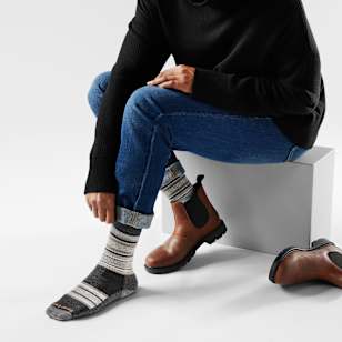 Everyday ReGarita Crew Socks - Charcoal-Medium Gray