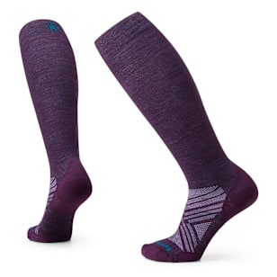 Women's Ski Over The Calf Socks - Purple Iris
