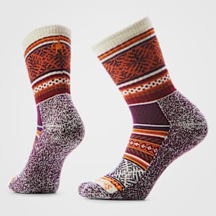 Everyday Cozy Fair Isle Sweater Crew Socks - Moon Beam