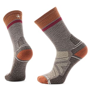 Hike Winding Trail Crew Socks - Taupe