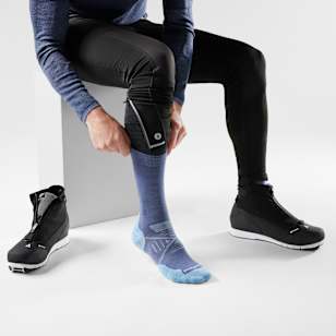 Nordic Crew Socks - Nightfall Blue