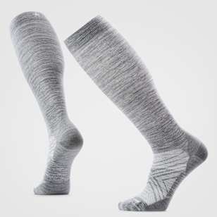 Ski Over The Calf Socks - Light Gray