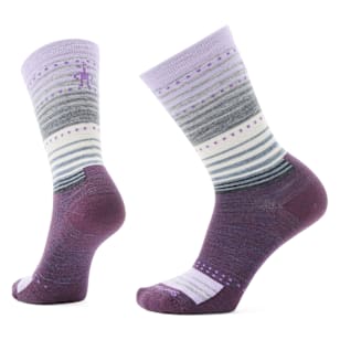Everyday Stitch Stripe Crew Socks - Ultra Violet