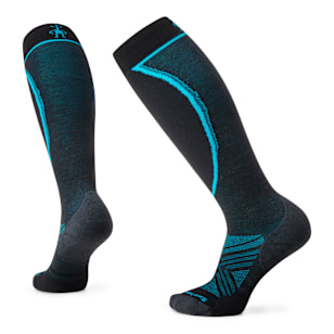 Women's Ski Extra Stretch Over The Calf Socks - Charcoal