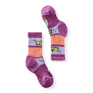 Kids' Hike Garden Bugs Pattern Crew Socks - Meadow Mauve