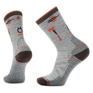 Hike Camp Gear Crew Socks - Light Gray