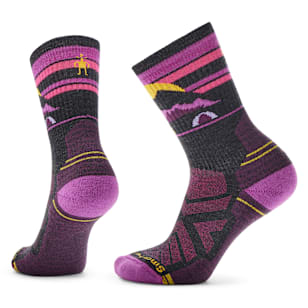 Women's Hike Mountain Moon Crew Socks - Charcoal