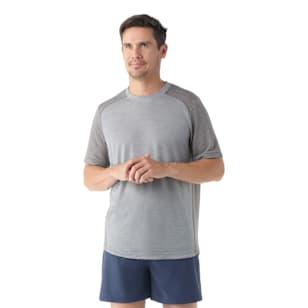 Men's Active Mesh Short Sleeve - Light Gray Heather
