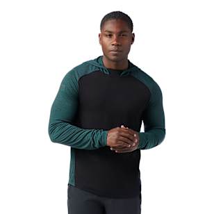 Men's Active Mesh Hoodie - Evergreen-Black
