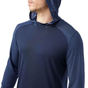 Men's Active Mesh Hoodie - Nightfall Blue-Deep Navy