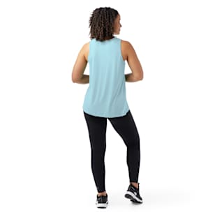 Women's Active Ultralite High Neck Tank - Serene Blue