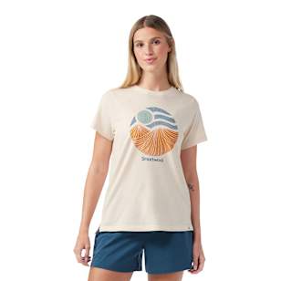 Women's Horizon View Short Sleeve Graphic Tee - Almond