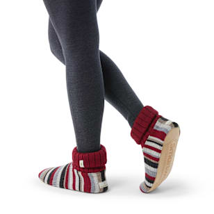 Hudson Trail Pattern Slipper - Tibetan Red Heather