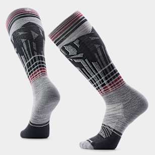 Ski Summit Shot Over The Calf Socks - Light Gray