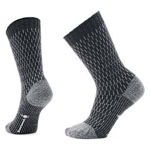Everyday Cozy Digi-Tick Crew Socks - Charcoal