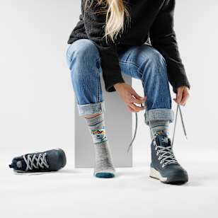 Everyday Hookset Crew Socks - Light Gray