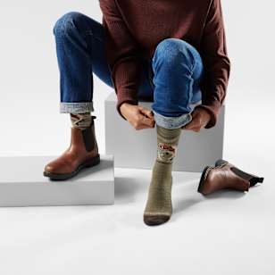 Everyday Hookset Crew Socks - Winter Moss