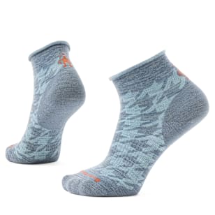 Everyday Lifestyle Houndstooth Ankle Socks - Pewter Blue