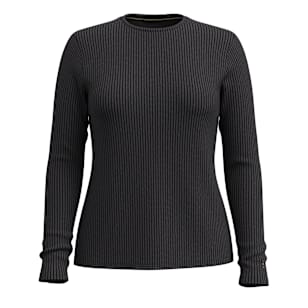 Women's Thermal Merino Rib Crew - Charcoal Heather