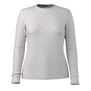 Women's Thermal Merino Rib Crew - Ash Heather