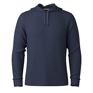 Men's Waffle Henley Hoodie - Deep Navy