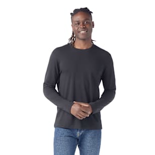 Men's Perfect Crew Long Sleeve Tee - Black