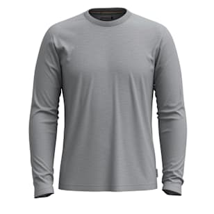 Men's Perfect Crew Long Sleeve Tee - Light Gray Heather