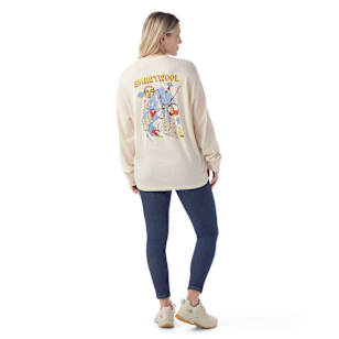 Ski Circus Graphic Long Sleeve Tee - Almond