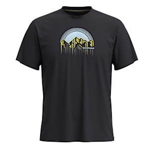 Dusk to Dawn Graphic Short Sleeve Tee - Black