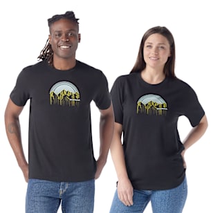 Dusk to Dawn Graphic Short Sleeve Tee - Black