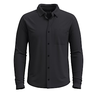 Men's Long Sleeve Button Up - Black