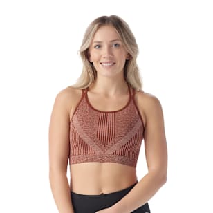Women's Intraknit Strappy Bra - Pecan Brown Heather