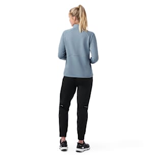 Women's Active Fleece Wind 1/2 Zip - Pewter Blue