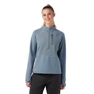 Women's Active Fleece Wind 1/2 Zip - Pewter Blue